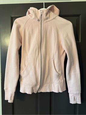 Lululemon Scuba Hoodie Sweatshirt 6 Light Pink Origianl OG Full Length Scuba